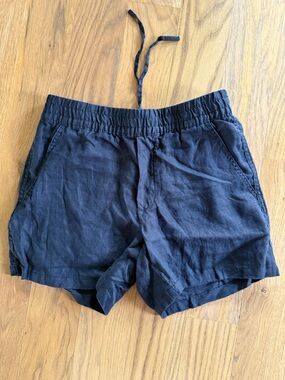 ZARA Men’s Black Linen Shorts